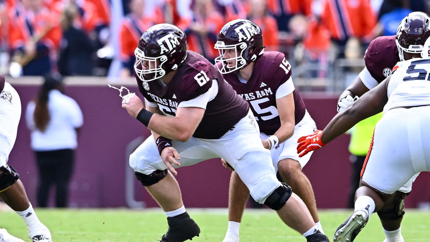 Texas A&M Transfer OL Bryce Foster to Visit New Big Ten Program