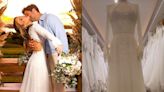 Pérolas e miçangas: Claudia Leitte aposta em vestido de noiva artesanal para renovar votos de casamento; veja