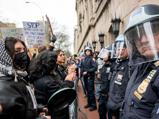 Once champions of free speech, colleges crack down on pro-Palestinian protests