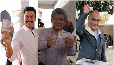 Votan aspirantes a gobernar la capital de Oaxaca; Martínez Neri pide a todos respetar los resultados