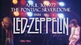 More than 20 minutes of unseen footage of Led Zeppelin playing live at the Pontiac Silverdome in 1977 has emerged online