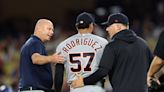 Detroit Tigers left-hander Eduardo Rodriguez exits start vs. Dodgers with scapula spasm