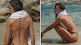 Izabel Goulart mostra registros de topless na Grécia e ganha elogios: 'Mais perfeita impossível'