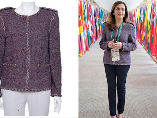 Nita Ambani epitomises elegance in Chanel blazer worth ₹1.57 lakh as she is re-elected unanimously to IOC