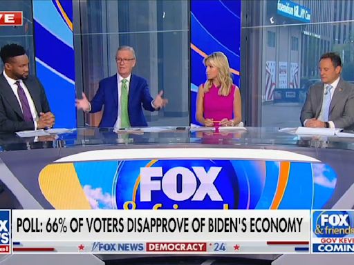 Steve Doocy Tells His Fox & Friends Colleagues the Economy Is Strong Under Biden: ‘A Lot of the Numbers Are Good’