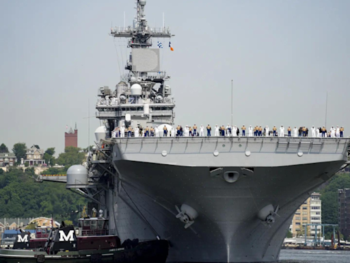 US assault ship in Mediterranean to deter Lebanon and Israel from war - Times of India