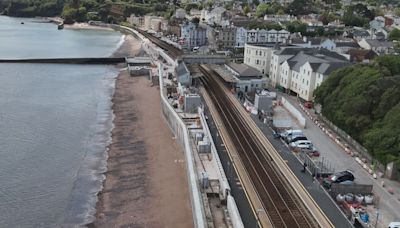 Trains blocked after another landslip on notorious Dawlish line