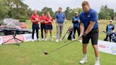 England rugby legend and Arsenal icon show off golf skills ahead of Ryder Cup