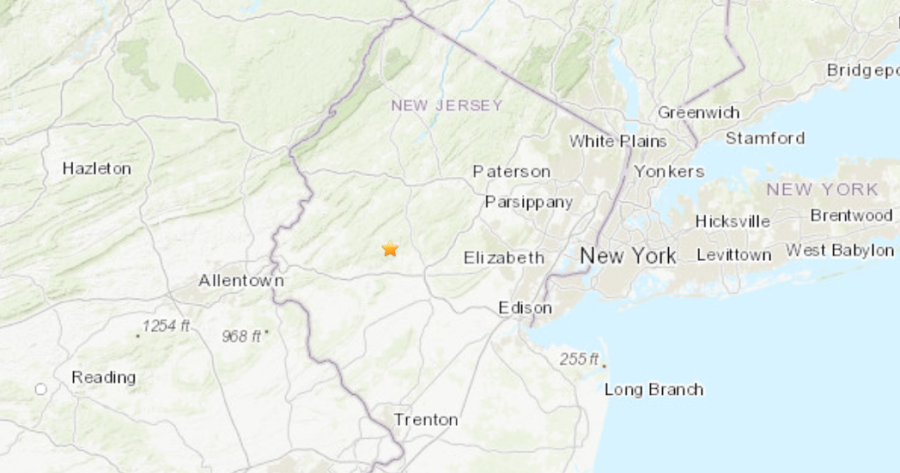 Earthquake rattles New Jersey: USGS