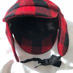 [熊熊之家3]保證全新正品Gucci 毛料 黑紅格紋  造型帽  遮耳帽  帽子 size 58 男女都適合