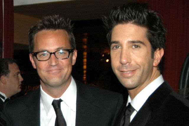 David Schwimmer says late “Friends” costar Matthew Perry was 'reserved' with him