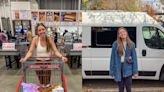 I shopped at Costco for a 2-week road trip in a 75-square-foot van. Here's everything I got for under $200.