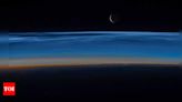 NASA shares breathtaking picture of moon rise from ISS | - Times of India