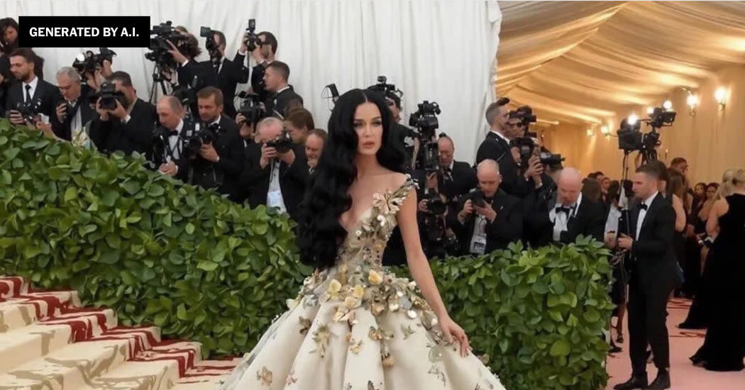 Don’t Be Fooled by A.I. Katy Perry Didn’t Attend the Met.