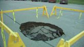 Sinkhole opens up in South Park Township parking lot