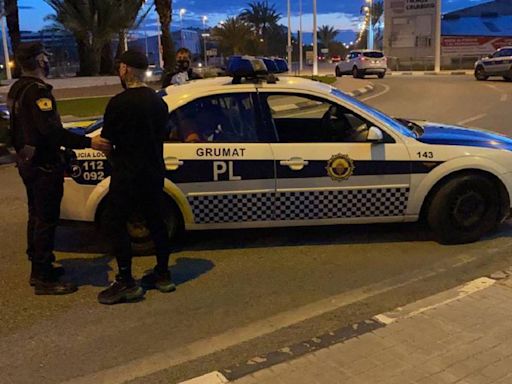 Detenido el copiloto de un vehículo por tráfico de drogas durante un control policial en Elche