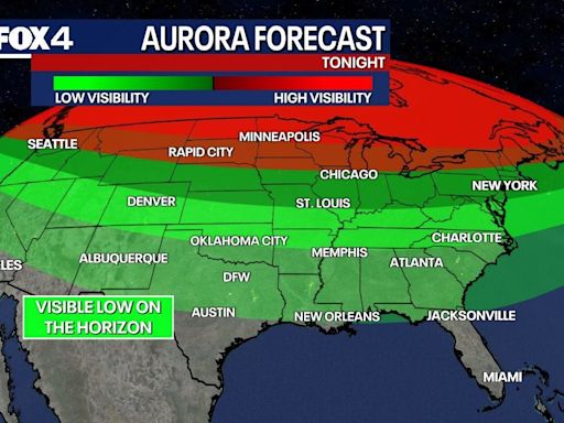 Northern lights could be visible in Texas due to severe solar storm