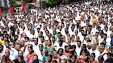 DMK takes out protests against Union Budget in Salem, Namakkal and Erode