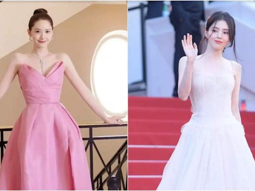 YoonA and Han So Hee grace Cannes red carpet in stunning princess gowns - Times of India