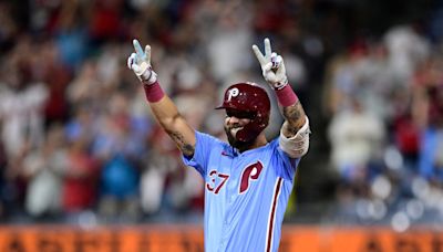 Weston Wilson becomes 1st Phillies rookie to hit for cycle with double in 8th inning vs Nationals