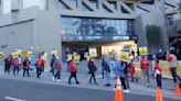 Hotel Workers Stage Noisy Protest Outside AFM Headquarters