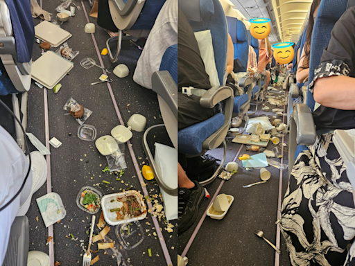 大韓航空飛蒙古班機遇亂流「飛機餐灑滿地」！ 10乘客4空服員頸背不適
