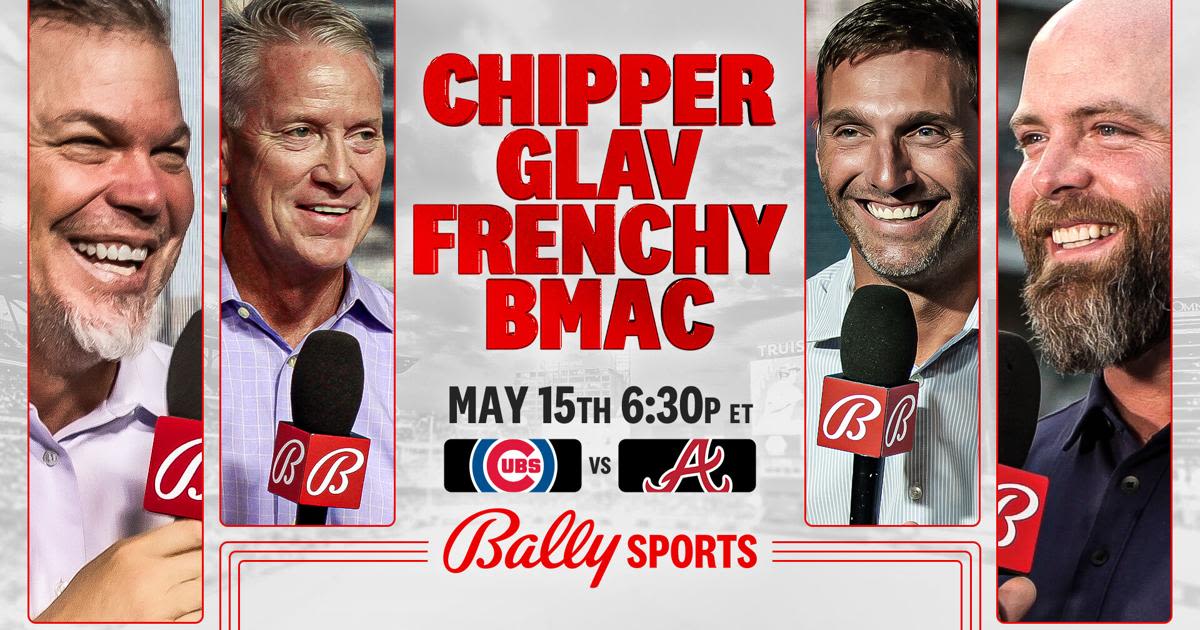 Chipper Jones, Tom Glavine, Jeff Francoeur, Brian McCann to Call May 15 Braves Game