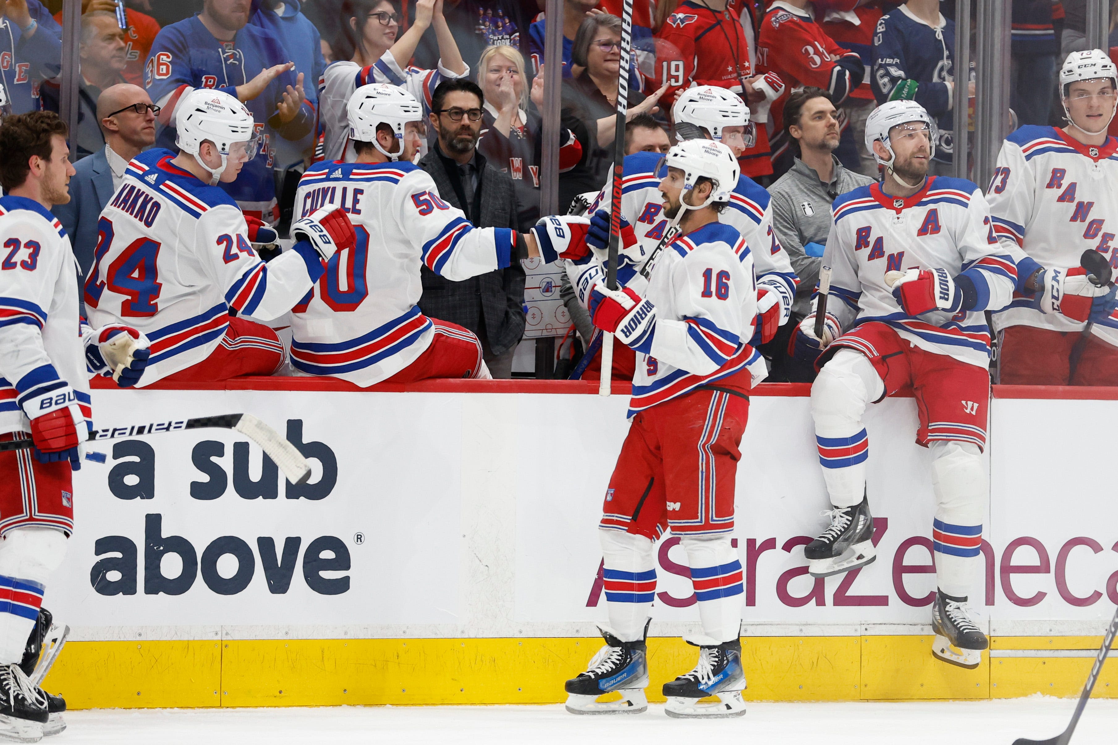 New York Rangers sweep Washington Capitals, advance to second round of NHL playoffs