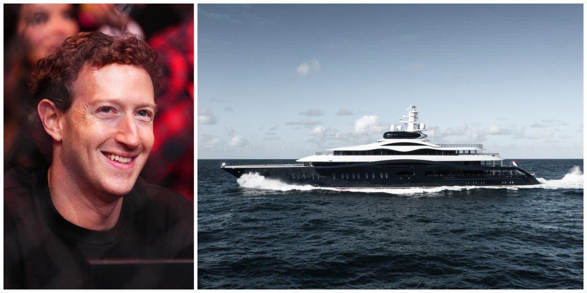 It sure looks like Mark Zuckerberg is taking a brand new superyacht out to celebrate his 40th birthday