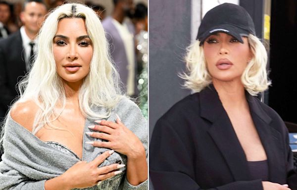 Kim Kardashian Debuts Marilyn Monroe-Style Blonde Bob Days After Controversial 2024 Met Gala Look