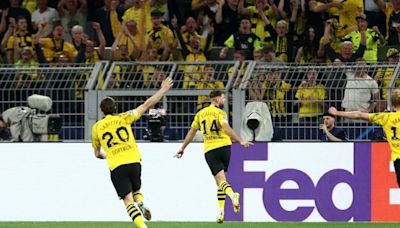 El Borussia Dortmund le ganó al PSG en Alemania y sueña con llegar a la final de la Champions League
