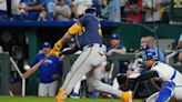 Willy Adames the hero as Brewers clip Royals