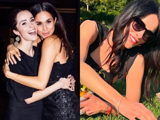 Meghan Markle empresta cachorro para ser modelo em campanha de Abigail Spencer