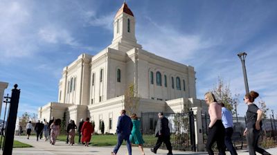 Deseret Peak Utah Temple open house begins, marking Church of Jesus Christ's 200th temple