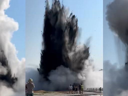 The Ground Just Exploded in Front of Tourists at Yellowstone. Here's Why