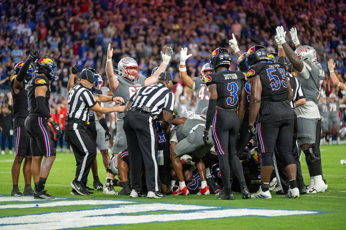 KU coach Lance Leipold on mistakes vs. UNLV: ‘We aren’t playing well enough to win’