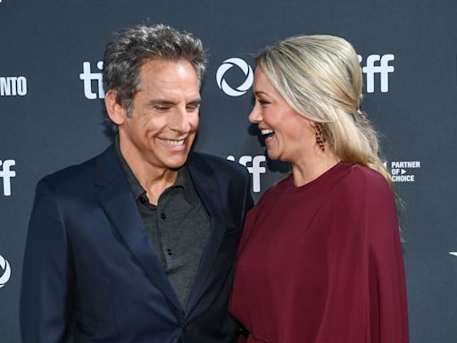 Ben Stiller can't keep his hands off wife Christine as pair make loved-up red carpet appearance