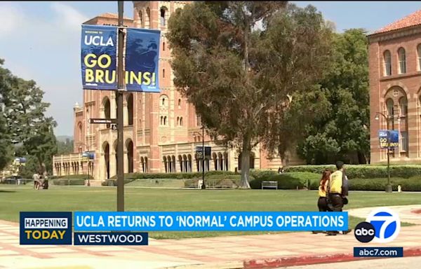 UCLA students return to in-person classes following nearly 2 weeks of protests