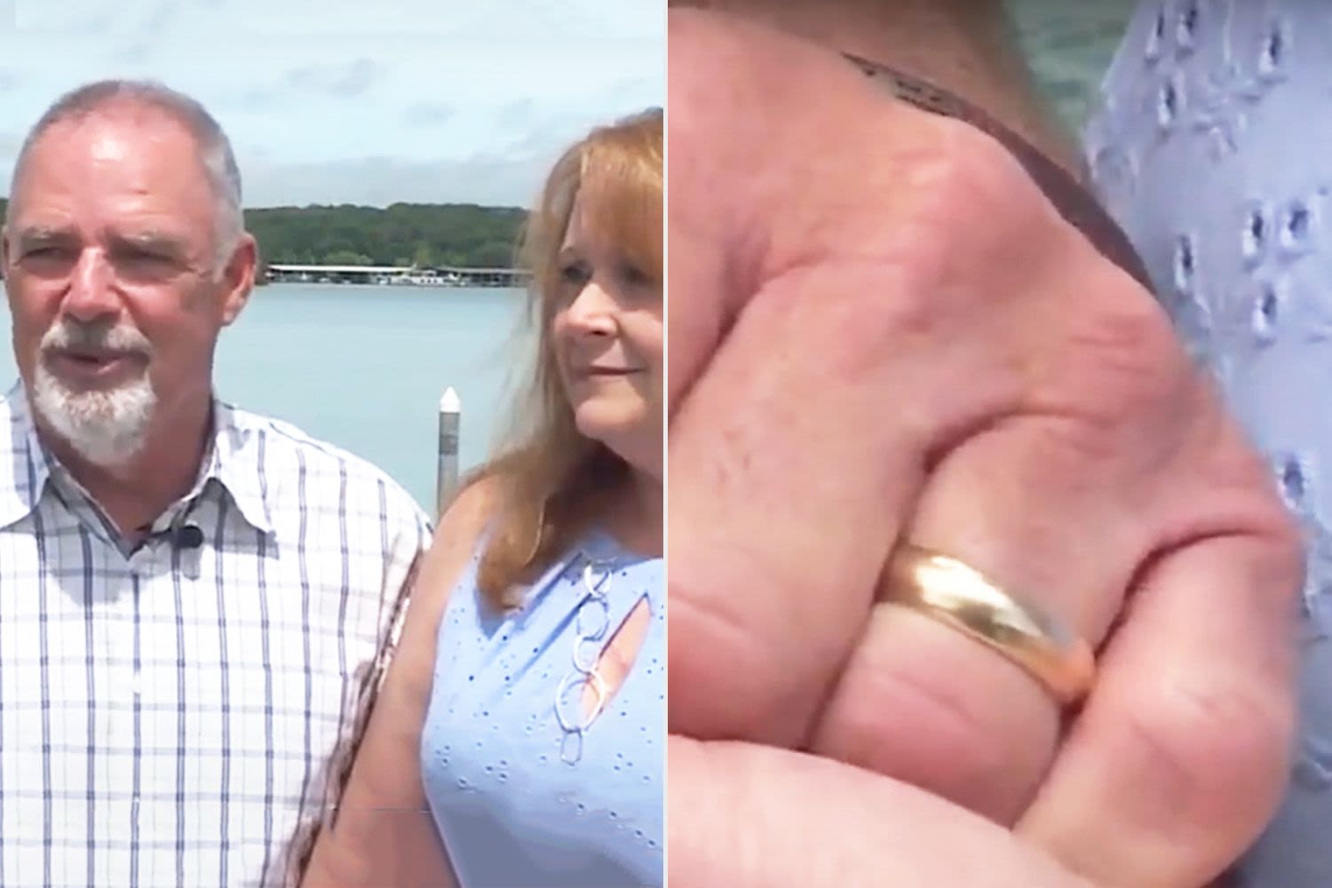 Couple Hires Team of Divers to Search for Wedding Ring Lost in Lake 25 Years Ago