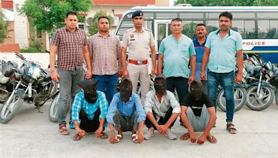 Vehicle thieves’ gang busted