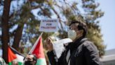 'From the river to the sea, Palestine will be free,' UNLV students chanting during protest