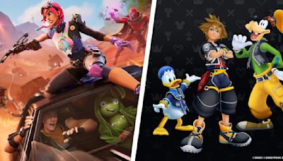 Leaked Fortnite x Kingdom Hearts collab could finally open the door for Final Fantasy 7 skins