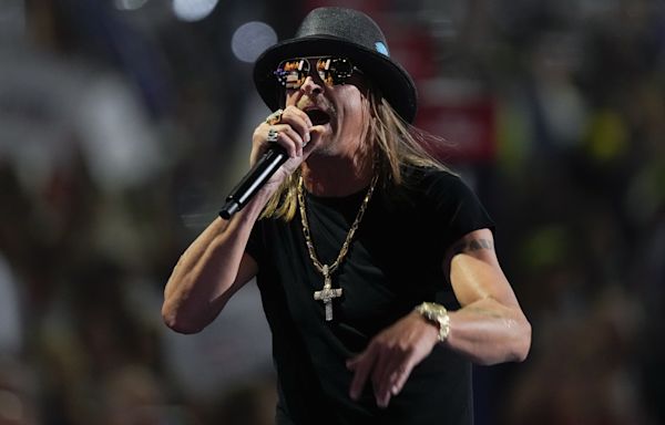 Kid Rock brings RNC crowd to its feet with his hit 'American Bad Ass'