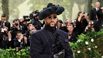 Bad Bunny Channels 'The Garden of Time' Protagonist in an Oversized Beret at the 2024 Met Gala