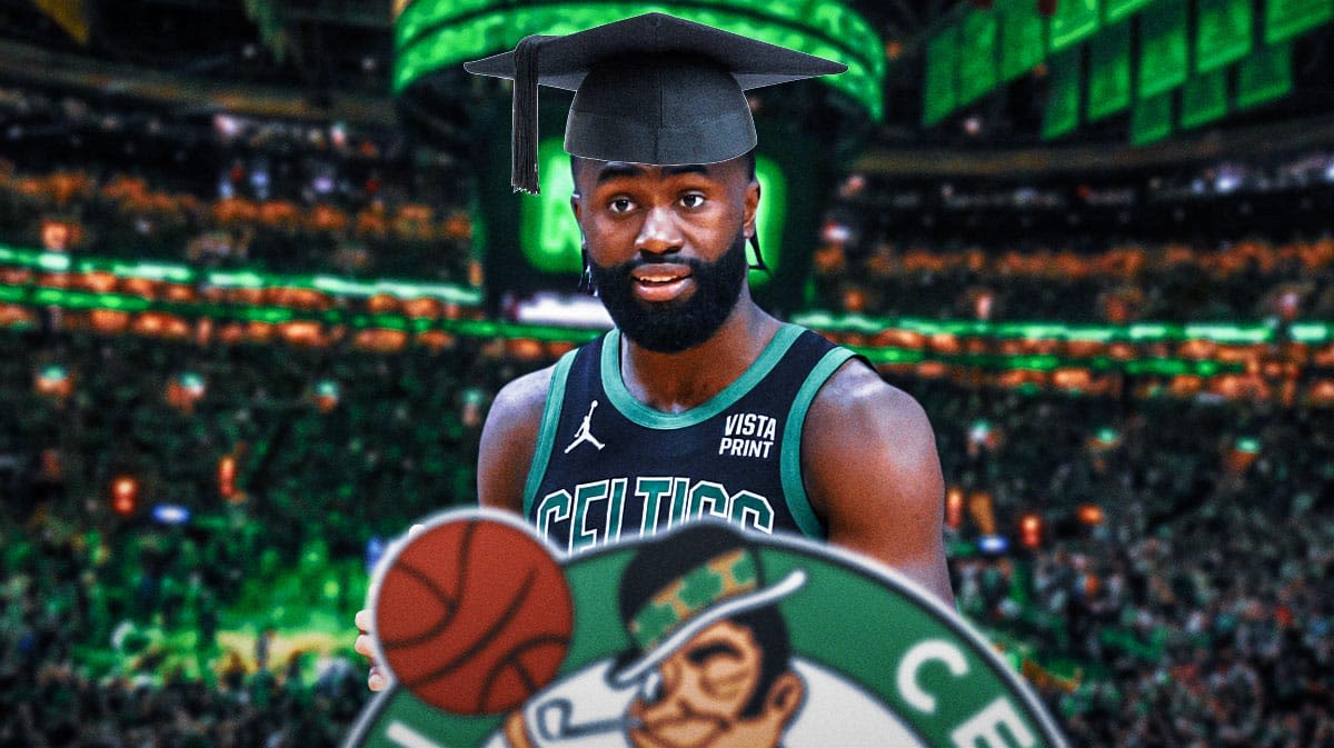 Celtics star Jaylen Brown's hilarious "graduation" revelation on thrashing of Heat