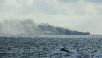 Oil tankers on fire off Singapore, crew members rescued | World News - The Indian Express