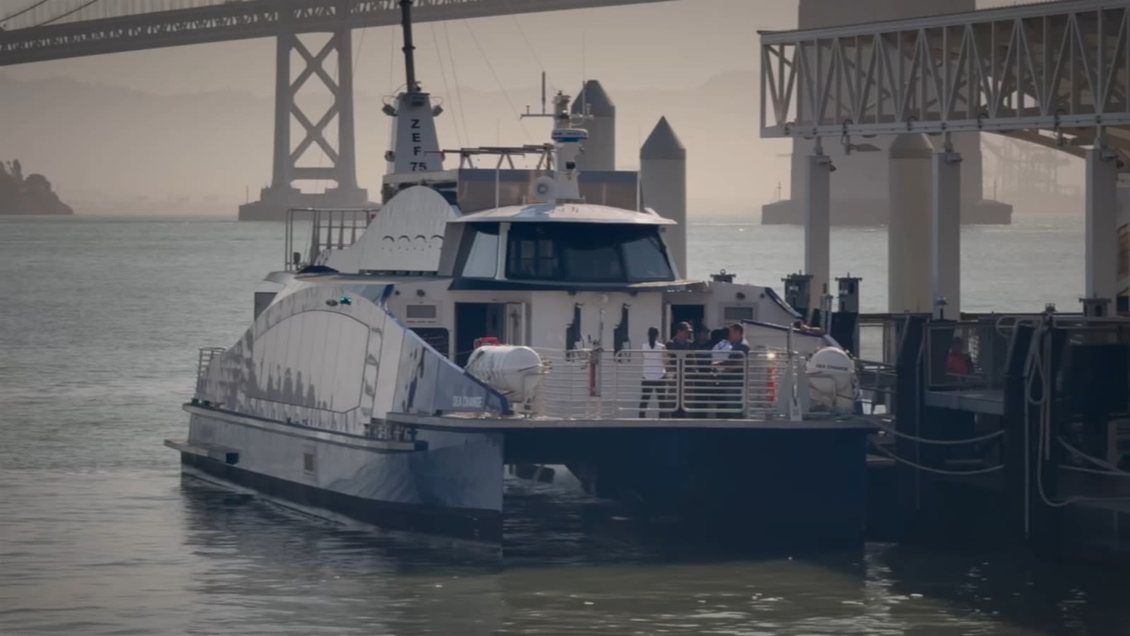 World's 1st hydrogen-fueled zero-emissions ferry unveiled in San Francisco