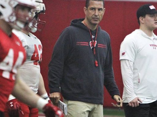 Wisconsin HC Luke Fickell discusses approach to spring transfer portal window