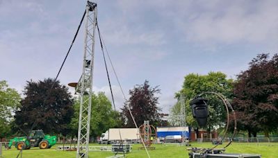 Why a town centre park is looking rather different at the minute