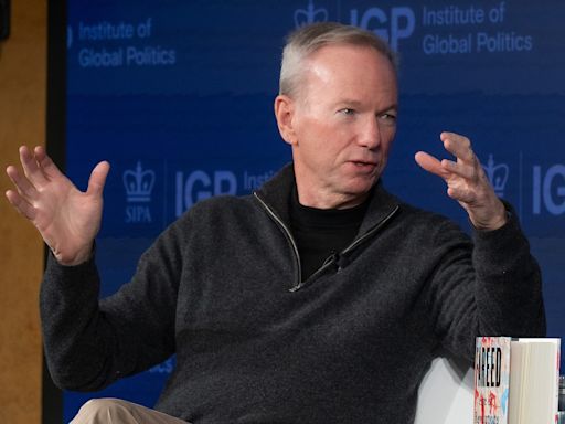 Ex-Google CEO says the US and China's most powerful AI systems may one day be stored in military bases and surrounded by machine guns